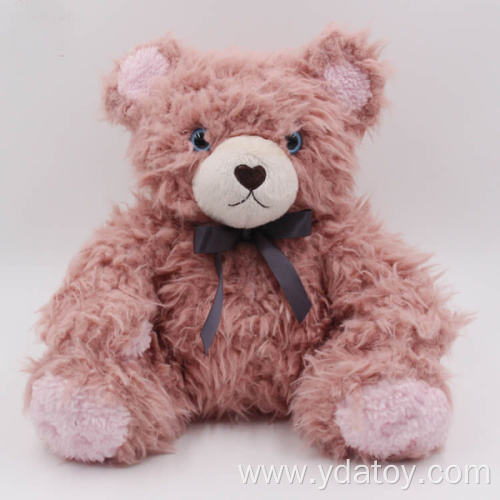 Plush pink teddy bear toys